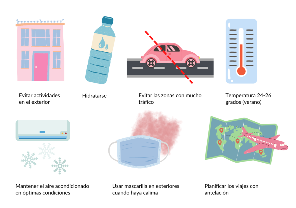 Recomendaciones calor enfermedades respiratorias Recomendaciones calor enfermedades respiratorias